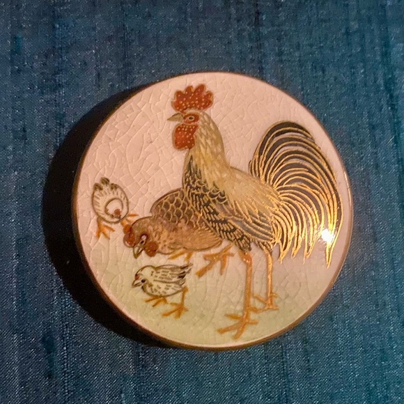 FRAMED SATSUMA PORCELAIN HAND PAINTED BUTTON COLLECTION - Picture 14 of 16